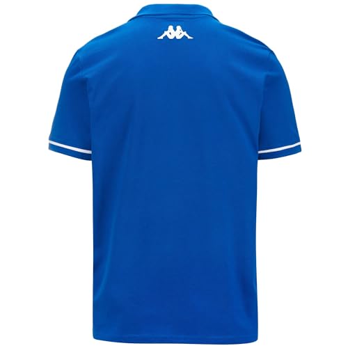 Polo azul de algodón de manga corta para hombre KAPPA modelo BARLI miniatura 3