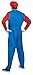 Disguise Mens Mario Costume, Official Super And Hat Adult Sized, Mario, XXL (50-52)