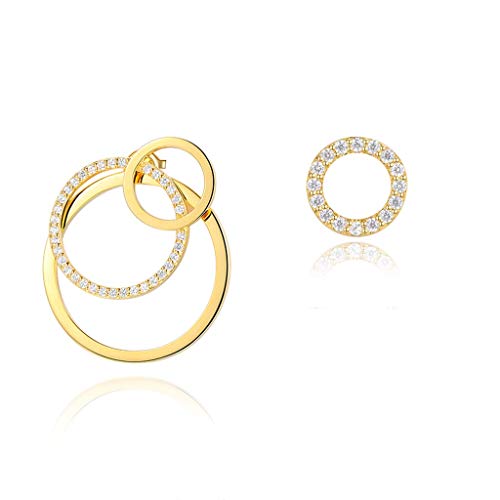 Boucles d'oreilles asymétriques pour femmes bijoux tendance élégants