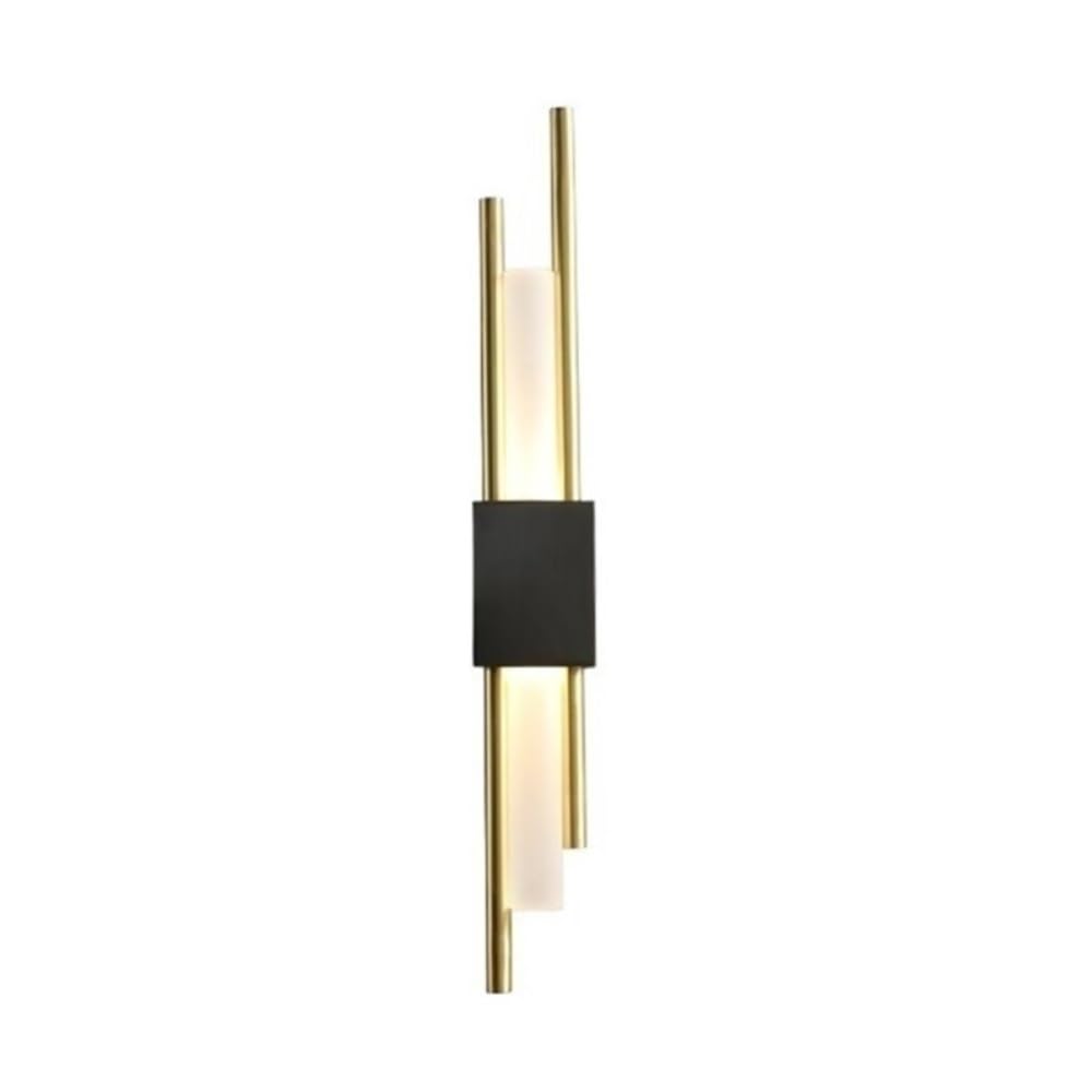 birene Wall Lamp Modern Simple Luxury Copper Wall Light Staircase Corridor Bedroom Bedside Decorative Lamp(Black)