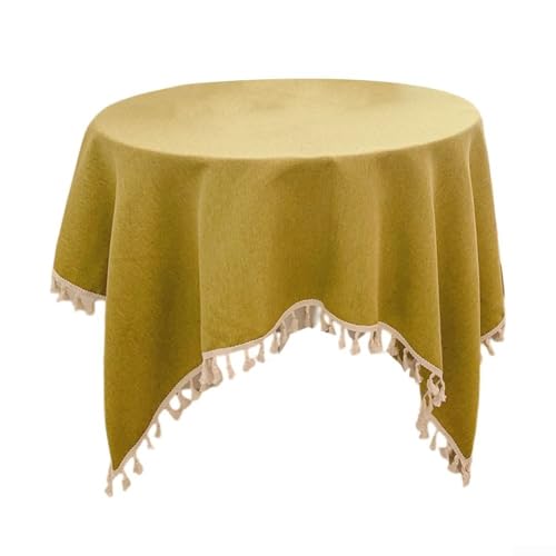 Frische Esszimmerdekoration Tischdecke Zum Essen Elegantes Design (Yellow and Green)