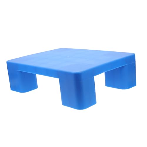 Veemoon Board Pad Tray for Car Heavy Duty Shelf Waterproof Storage Rack Storage Platform Plastic Pallets Storage Floor Pallet Basement Storage Flooring Pallets Abs Blue