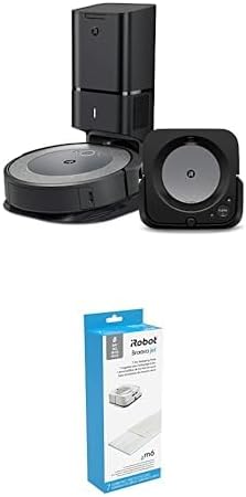 Bundle of iRobot Roomba i3+ EVO (3550) Robot Vacuum and Braava Jet m6 (6113) Robot Mop w/iRobot® Authentic Replacement Parts- Braava Jet® m Series Dry Sweeping Pads, (7-Pack)
