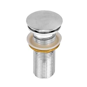 Elegant Casa Brass 5 Inch stainless steel Popup For Wash Basin Waste Coupling with Full Thread Glossy Finish Corrosion Resistant/ Bathroom Accessories