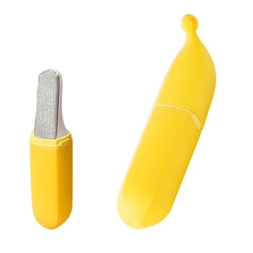 Rullo per lanugine extra appiccicoso, rullo per di animali domestici, a forma di banana, strumento per rimuovere i di animali domestici, rullo per pelucchi e divani
