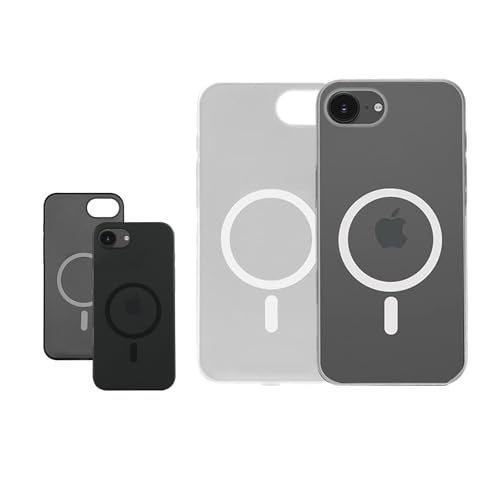 Image of amazon basics Luxury Paper Thin Case Cover for iPhone 16E | Matte Finish | Compatible with magsafe | (White, iPhone 16E)