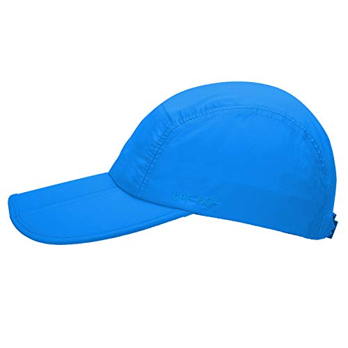UPF 50+ Foldable Baseball Cap Sun Protection Quick Dry Portable Folding Hats for Men or Women