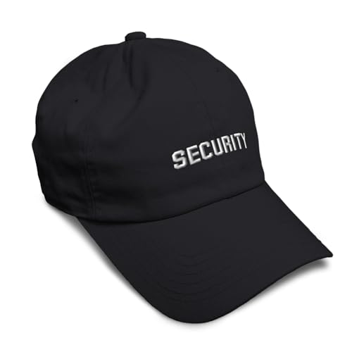 Speedy Pros Soft Baseball Cap Professional Security Guard A Embroidery Others Surveillance Twill Cotton Monitoring Dad Hats for Men & Women Black Design Only