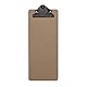 EUROPEL Klemmbrett aus MDF, mini/Rechnungsgröße, FSC-zertifiziertes MDF, mit schwarzem Metallclip, für Klassenzimmer, Büro, Geschäft, Restaurant, Lager, 280x115x3mm