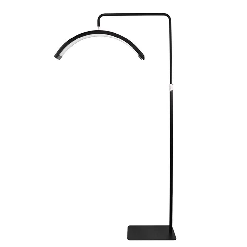 Led Lash Light for Eyelash Extensions, Stand Eyelash Light, Esthetician Light, Dimmable Beauty Floor Lamp for Lash Extensions Skincare Eyebrow Facial Spa Salon, Adjustable Height & Knob Control