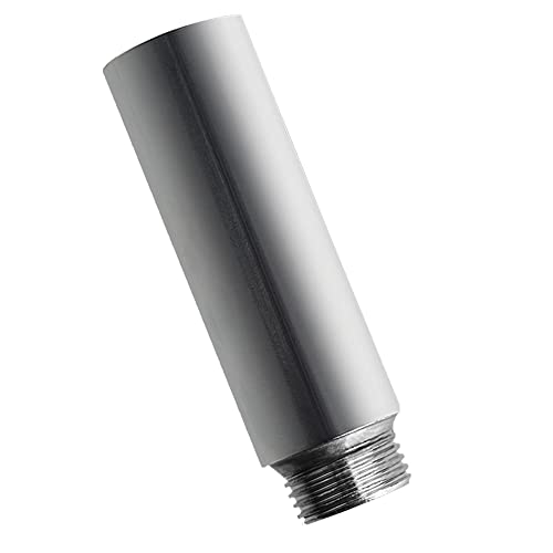 Shower Head Extension,Mairuker Tube Pipe Fittings Adapter G1/2 Male To G1/2 Female Thread 70Mm Length Stainless Steel Round Shower Arm Extension Cast Fitting Coupler 1Pcs #TOP4