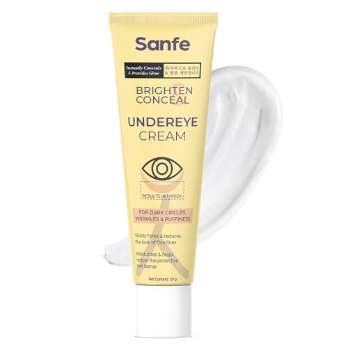 Image of Sanfe Brighten & Conceal Undereye Cream | For dark Circlers, wrinkles & puffiness | For women, 20g