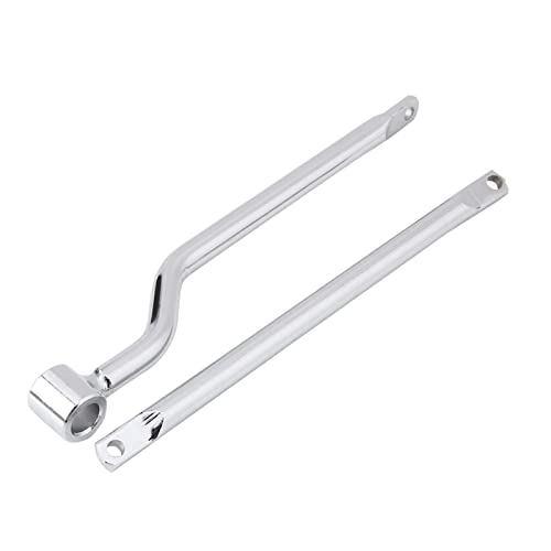 Kit Universal de Barras de Soporte para Alforjas de Motocicleta Haofy en Acero Inoxidable Plateado miniatura 1