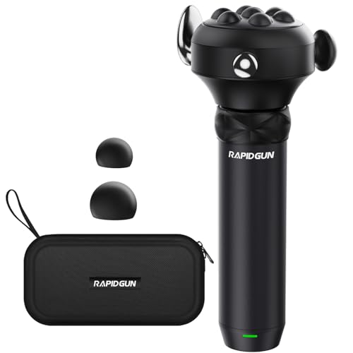 RapidGun Pro Max Deep Tissue Vibration Therapy Massage Gun, 6500RPM