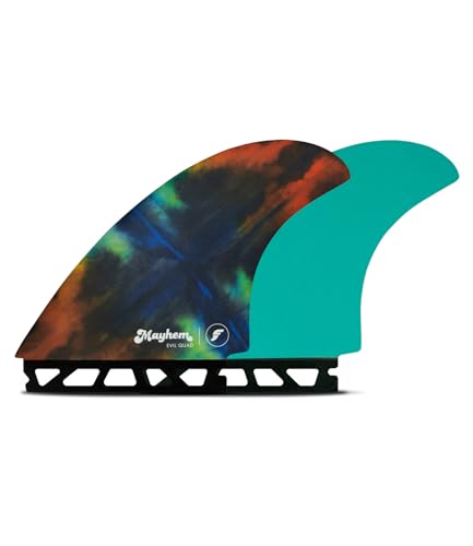 Future Fins Mayhem Evil Quad Honeycomb Fin Set Rainbow