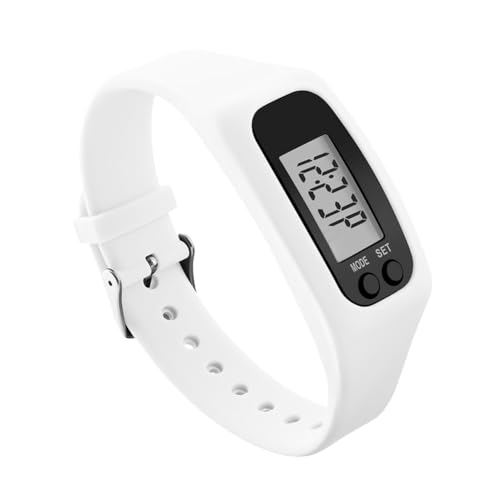 Silicone Fitness Tracker Watch, Pedometer Watch with Large...