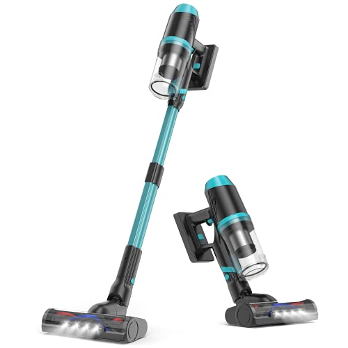 ORFELD 696 Cordless Vacuum Cleaner, 24000 Pa Stick Vacuum 4 in 1, Up to 60 Minutes Runtime for Whole House, Extended Tube and 2 in 1 Nozzle Suitable for Ceiling, Hard Floor, Soft Blanket, Car