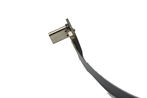 Permanent Long Black Ffc Usb C Fpv Flat Slim Thin Ribbon Fpc Cable Usb Type-C 90 Degree To Standard Usb A For Sync And Charging (80Cm) #TOP1