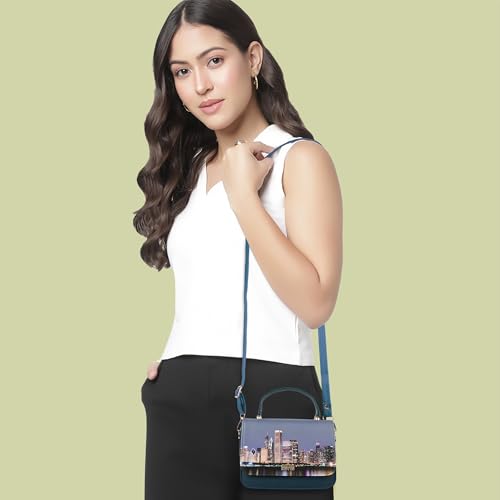 Image of Nevis Women's Stylish Sling Bag, Casual Crossbody Digital Print Sling Bag