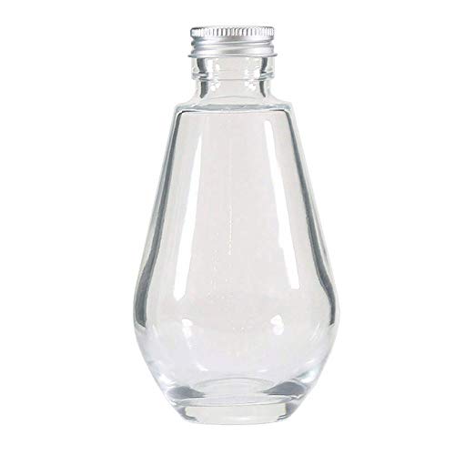 ◆ハーバリウム　288 華やかな染めバラのbottle ¨*:✼.。 ハーバリウム 瓶 青色 | HararaCraft/はららクラフト