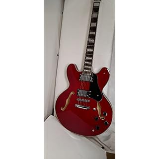 Guitare électrique Jazz holow body Rouge - Les Beatles, Paul McCartney, John Lennon, RIngo Starr, George Harrison Guitare électrique Jazz holow body Rouge – Image 7
