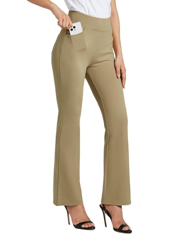 Amazon.com: Willit Women's Yoga Dress Pants Bootcut Work Slacks