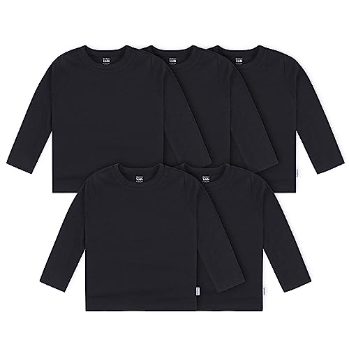 Gerber T-shirts unisexe bébé 5 ensemble noir 2T