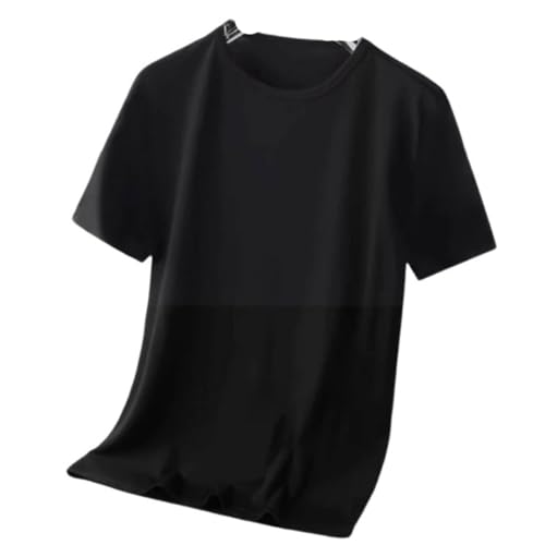 Tシャツ メッシュ 接触冷感 半袖 メンズ 夏用 冷感tシャツ 涼しい クルーネックドライストレッチ スポーツ フィットネス 作業服 作業着 2枚組 トップス ランニング ドライウェア インナー（Amazon）