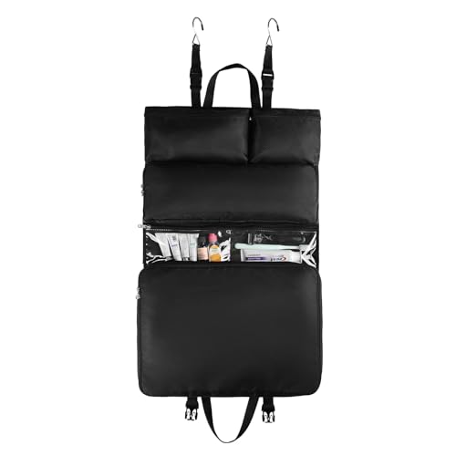 Surblue Organisateur de Voyage Suspendu 6-en-1 avec Compartiments Imperméables - Cubes de Rangement Pliables pour Valise - Garde-Robe Portable pour Voyages...