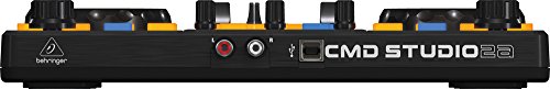 Behringer CMD STUDIO 2A Ultra-Portable Dual-Deck DJ MIDI Controller with 4 Channel Audio Interface - Thumbnail 2