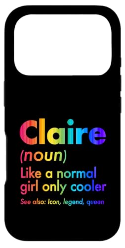 Claire Like A Normal Girl Only Cooler Queen ���O �X�}�z�P�[�X iPhone 17 Pro �p