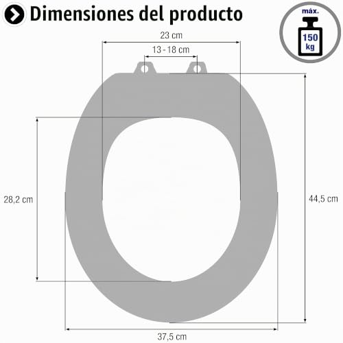 Asiento de inodoro Cornat Ligna de alta densidad, diseño de madera y bambú premium 4