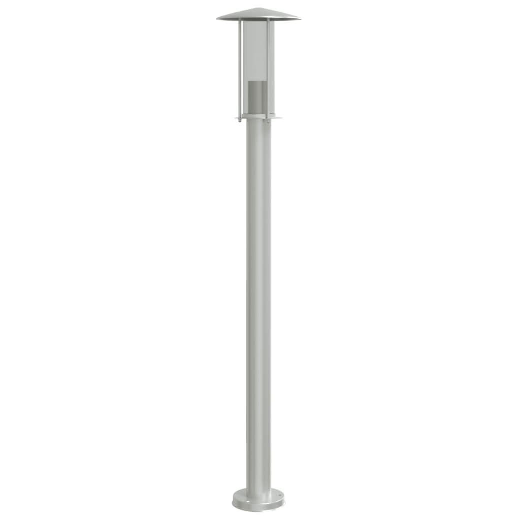 JUDYY Lampada da Terra per Esterni Argento 100 cm in Acciaio Inox,Lampade da Terra,Lampada da Terra Moderna,Lampade da Terra per Soggiorno-4006351