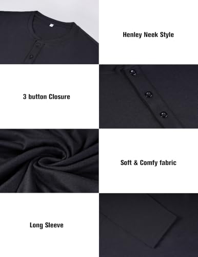 Mens Henley Long Sleeve - image 6