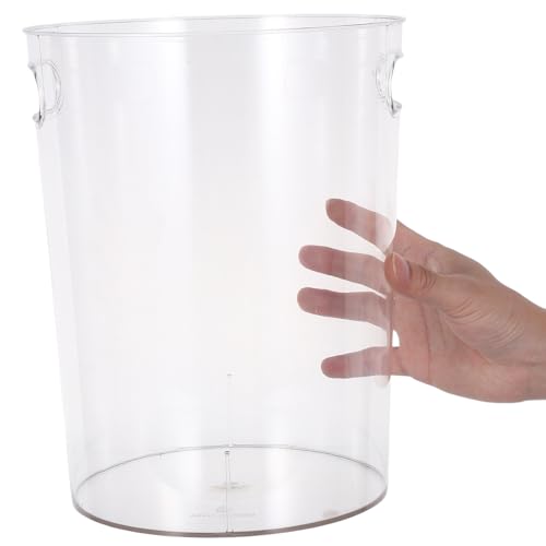 Bote de basura Doitool transparente para escritorio 21.5x27 cm miniatura 4