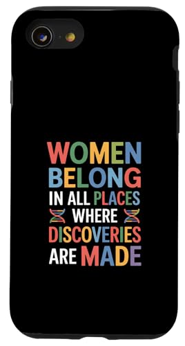 Women Belong Discoveries Being Made Funny �i�� �X�}�z�P�[�X iPhone SE (2020) / 7 / 8 �p