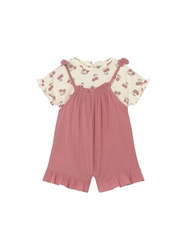 Mayoral Kız Bebek T-shirt Tulum Takım Pembe