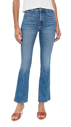 MOTHER Women's The Outsider Flood Jeans, Field Trip, Blue, 32