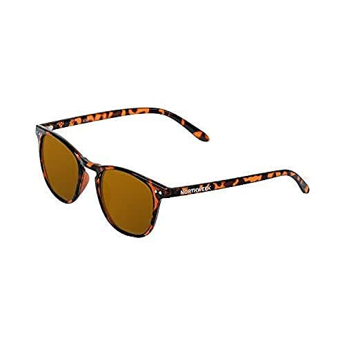 Northweek Wall Tortoise - Gafas de Sol para Hombre y Mujer, Polarizadas, Tortoise/Ámbar