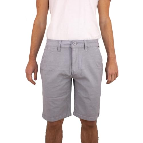 TORRENTE COUTURE Bermuda Chino uni Oxford - M Gris