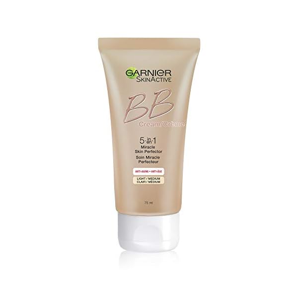 Garnier-SkinActive-BB-Cream-Anti-Aging-Face-Moisturizer-LightMedium-25-Ounce Garnier SkinActive BB Cream Anti-Aging Face Moisturizer, Light Medium, 2.5 Ounce