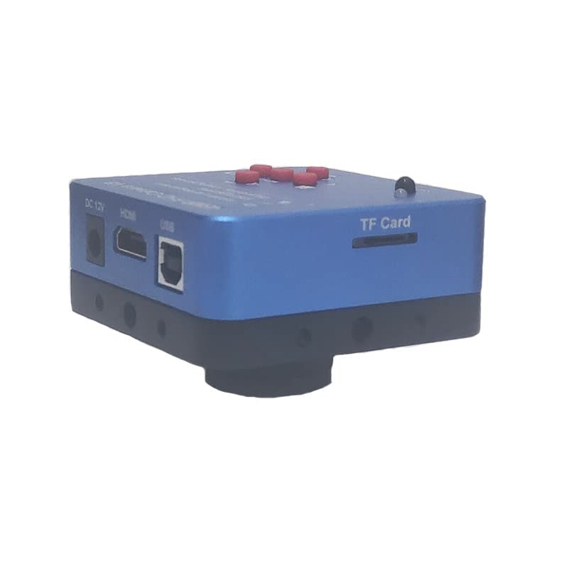 Microscope Mini Table Stand 48MP HDMI USB Digital Microscopio 56 Led Lights 130X C-Mount Lens(Camera 130X Lens)