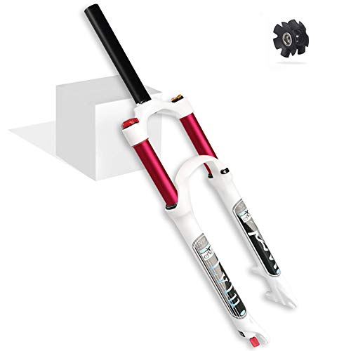 AttLvTu MTB Fahrrad Luft Vorderrad Gabel 26 27.5 29 Zoll, Ultraleicht Magnesiumlegierung...