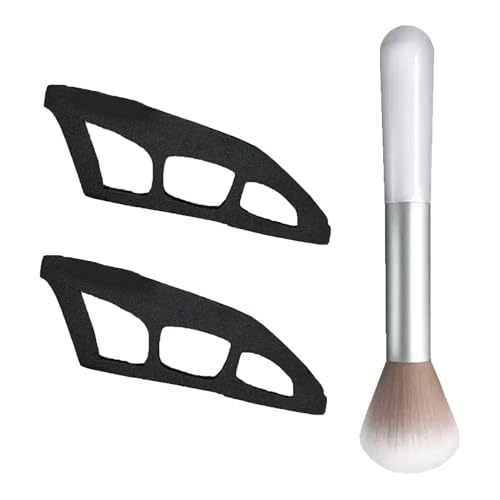 Eyetour Herramienta de Sombra de Ojos, Plantilla Eyeliner, Plantillas de Maquillaje Rápida Reutilizables con Pinc,Herramienta Aplicadora de Sombra de Ojos, Guía de Sombra de Ojos Eye Tour