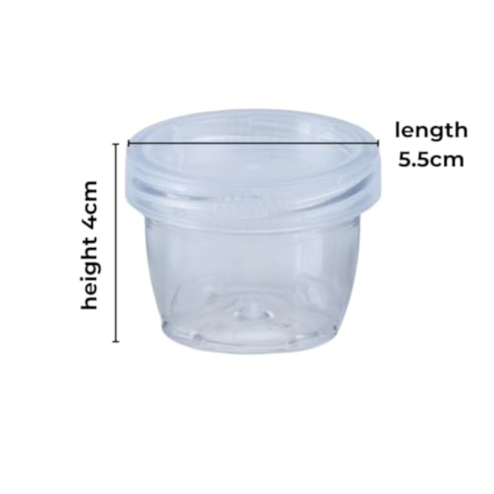 Stackable Clear Containers Set of 3, Jewelry Findings Organizer