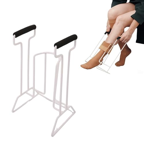 Aiuto per indossare i calzini, ausilio per indossare calze a compressione, aiuto per tirare i calzini dopo l'intervento chirurgico all'anca, ausilio per indossare calze e calze, ausilio per indossare