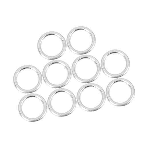 A ABSOPRO 10pcs Durable M14 Car Oil Drain Plug Gaskets for Audi Q7 N-013-815-7 Item Replacement