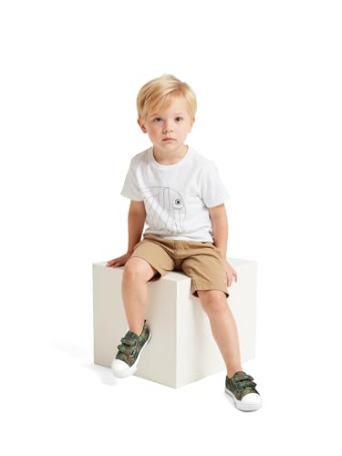 Image of K KomForme Toddler Shoes, Hook & Loop Canvas Sneakers for Boys and Girls | Slip-on, Lightweight, Comfortable