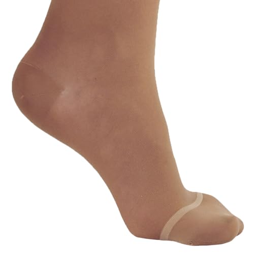 Ames Walker AW Style 18 Sheer Support 20-30 mmHg Firm Compression Knee High Stockings Beige Small4
