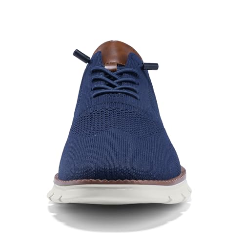 Image of Wearbreeze Men's Business Casual Oxford Sneakers - Lightweight Lace-Up Dress Shoes for Work, Travel & Daily Commute